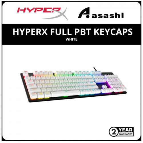 HP HyperX Full PBT Keycaps-White-(519T5AA) 2 Years Warranty