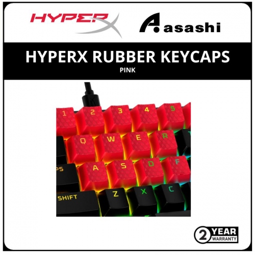 HP HyperX Rubber Keycaps-Red-(519T6AA) 2 Years Warranty