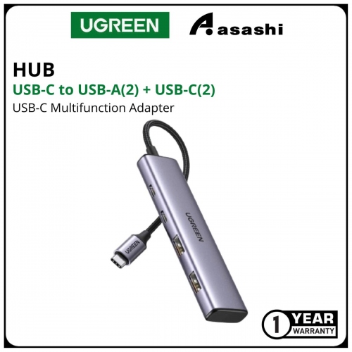 UGREEN 15395 USB-C TO 2*USB-A + 2*USB-C HUB 5BGPS