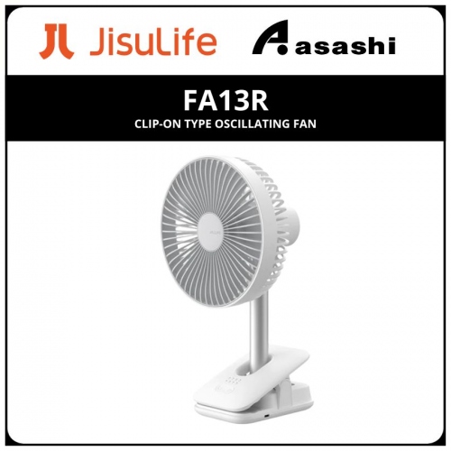 JisuLife FA13R Clip-On Type Oscillating Fan - White