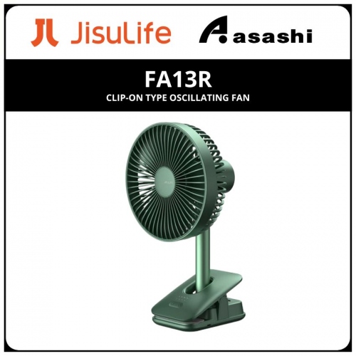 JisuLife FA13R Clip-On Type Oscillating Fan - Green