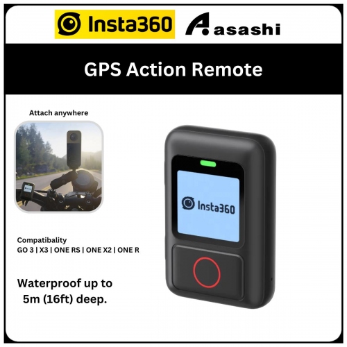 Insta360 GPS Action Remote - X3/ONE RS/ONE X2/ONE R (CINSAAV/A)