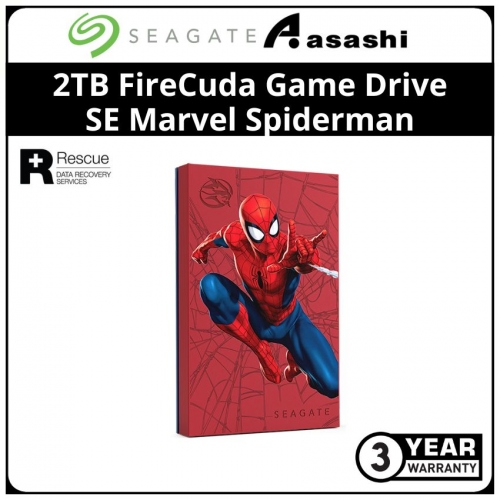 Seagate 2TB FireCuda Game Drive SE Marvel Spiderman (STKL2000417)