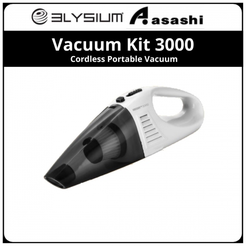 Elysium Vacuum Kit 3000 White Cordless Portable Vacuum