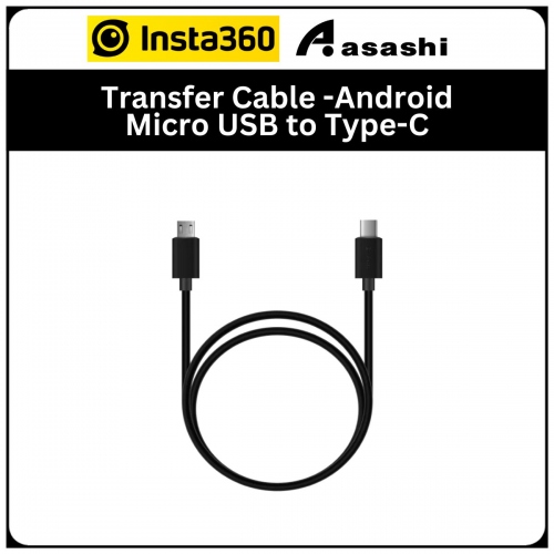 Insta360 Transfer Cable -Android Micro USB to Type-C (CINORAC/A)