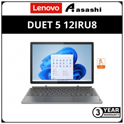 Lenovo Duet 5 12IRU8 Tablet-83B3000DMJ- (Intel Core i3-1315U/8GB LDDR4x/512GB SSD/12.4