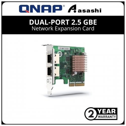 Qnap Dual-port 2.5 GbE Network Expansion Card (QXG-2G2T-I2)