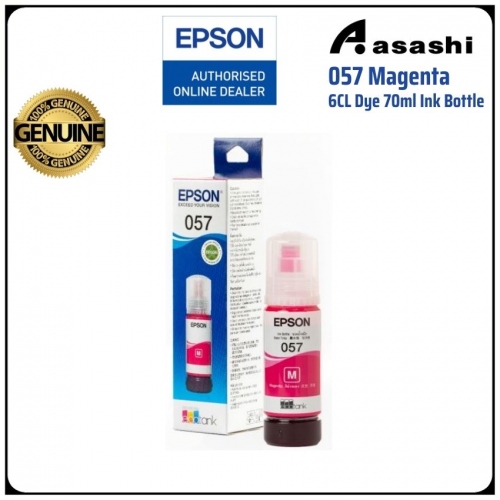 Epson 057 Magenta 6CL Dye 70ml Ink Bottle