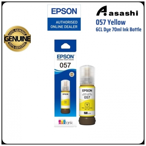 Epson 057 Yellow 6CL Dye 70ml Ink Bottle