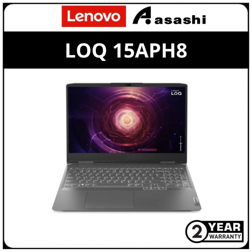 Lenovo LOQ 15APH8 Gaming Notebook-82XT00AVMJ-(AMD Ryzen™ 7 7840HS/8GB DDR5 5600Mhz(1 Extra Slot)/512GB SSD Nvme/15.6