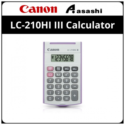 Canon LC-210HI III Calculator - Purple