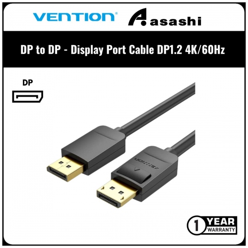 VENTION DP to DP (1.5M) Display Port Cable DP1.2 4K/60Hz