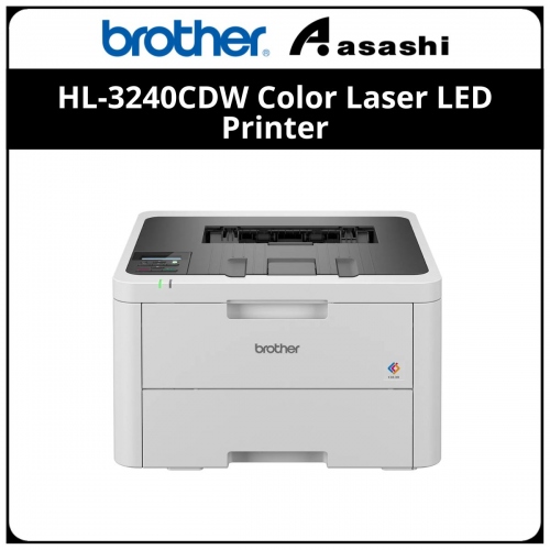 Brother HL-3240CDW Color Laser LED Printer(Print up to 27ppm/Duplex/Network/Wireless/3 yrs Warranty)