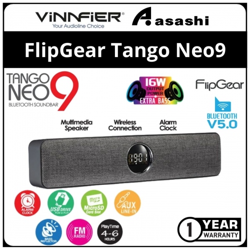 Vinnfier Tango Neo 9 (Black) Bluetooth Portable Speaker - 1Y