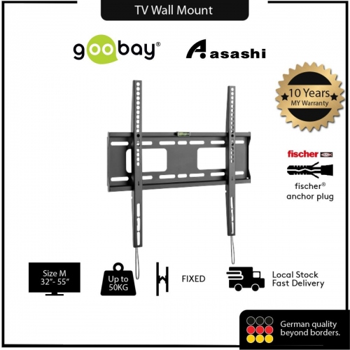 Goobay 49890 TV Wall Mount Pro Fixed (M) 32