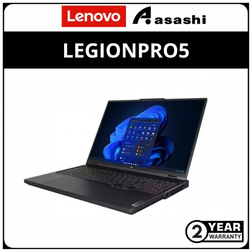 Lenovo LegionPro5 16IRX9 Gaming Notebook-83DF002FMJ-(Intel® Core™ i7-14650HX/16GB DDR5 5600Mhz(1 Extra Slot)/1TB SSD Nvme/16