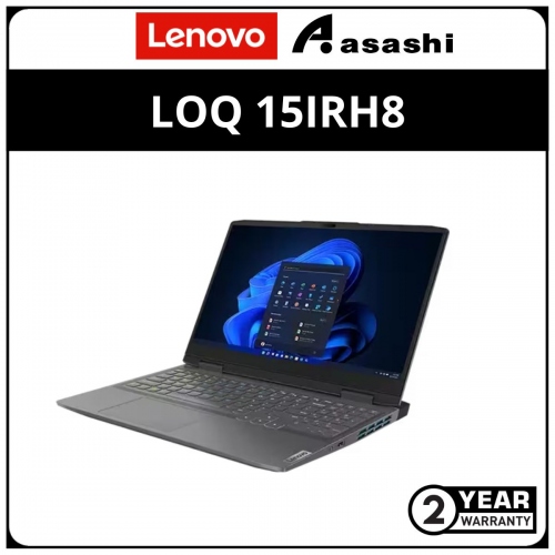 Lenovo LOQ 15IRH8 Gaming Notebook-82XV00WGMJ-(Intel® Core™ i5-12450H/8GB DDR5 4800Mhz(1 Extra Slot)/512GB SSD Nvme/15.6