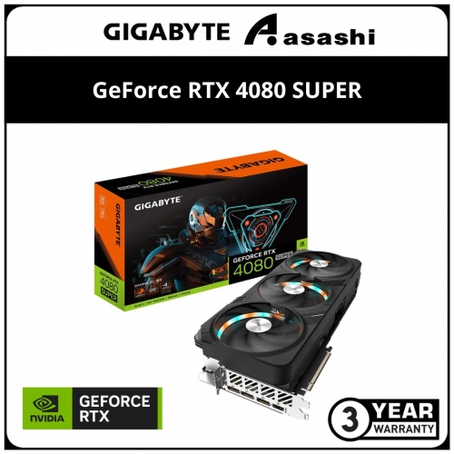 GIGABYTE GeForce RTX 4080 SUPER 16GB GAMING OC GDDR6X Graphic Card (GV-N408SGAMING OC-16GD)