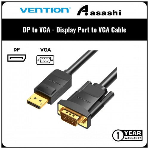 VENTION DP to VGA (1.5M) Display Port to VGA Cable