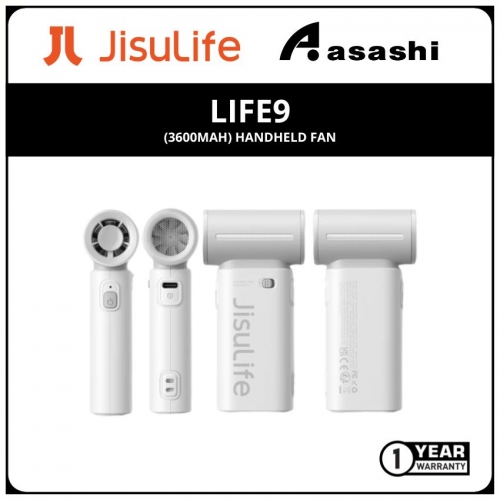 JisuLife Life9-36 (3600mAh) Handheld Fan - Grey