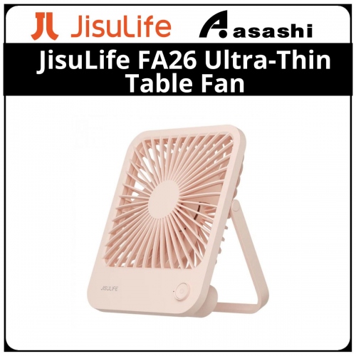 JisuLife FA26 Ultra-Thin Table Fan - Pink