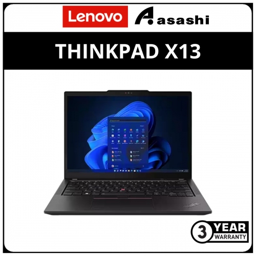 Lenovo ThinkPad X13 Commercial Notebook-21EXS05H00-(Intel Core i7-1355U/16GB DDR5 OB(NO SLOT)/512GB SSD/13.3