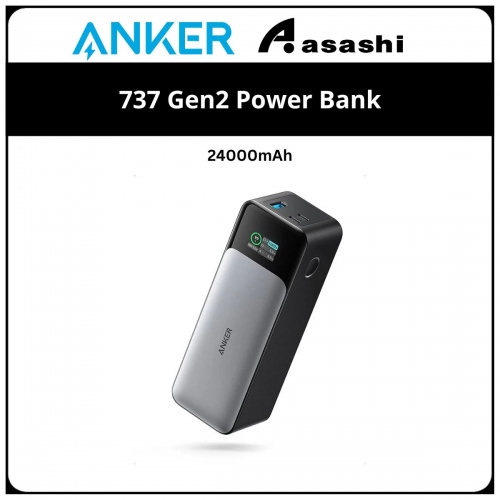 Anker 737 Gen2 24000mAh Power Bank - Black