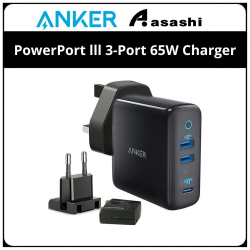 Anker PowerPort lll 3-Port 65W Charger