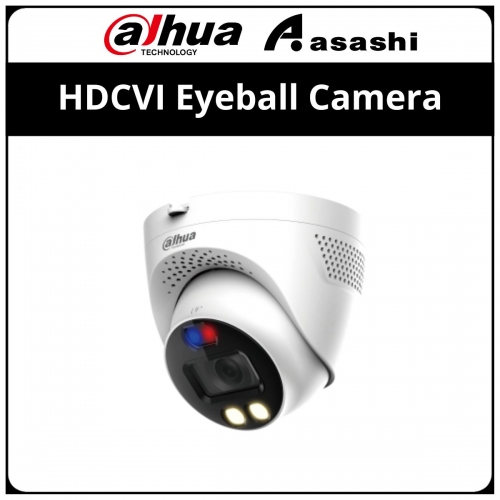 Dahua HAC-ME1509TQ-A-PV 5MP HDCVI Full-Color Active Deterrence Fixed Eyeball Camera With Bulid-In MIC