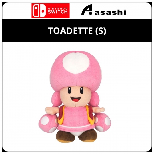 Nintendo AC33 TOADETTE (S) Plush Toy Official Licensed by Nintendo | Super Mario ALL STAR COLLECTION