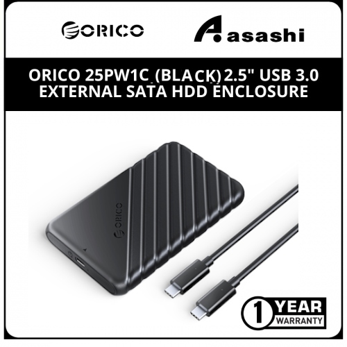 ORICO 25PW1C-C3 (Black) 5Gbps Type-C 2.5 Hard Drive Enclosure