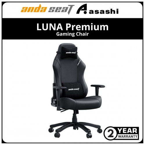 ANDA SEAT LUNA Premium Gaming Chair - Black 2Y