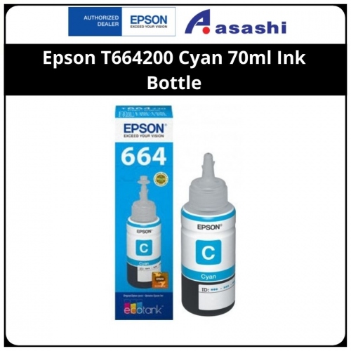 Epson T664200 Cyan 70ml Ink Bottle