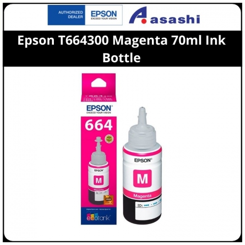 Epson T664300 Magenta 70ml Ink Bottle