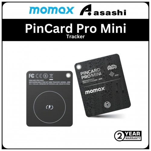 Momax PinCard Pro Mini Rechargeable Find My Tracker (2Y)