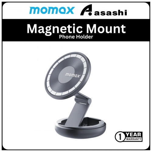 Momax Pac Mount Multi-use Magnetic Mount - Grey (1Y)