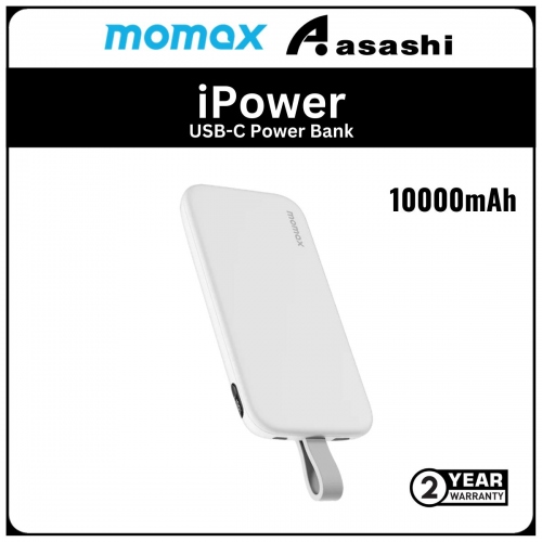 Momax iPower PD3 10000mAh Power Bank - White (2Y)