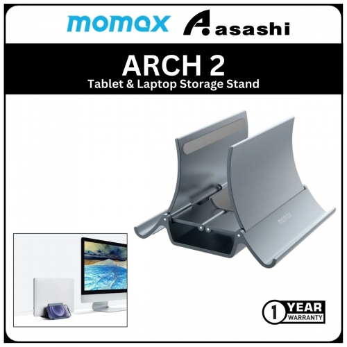 Momax ARCH 2 Tablet & Laptop Storage Stand - SpaceGrey (1Y)