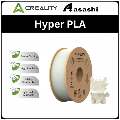 CREALITY Hyper PLA White 1.75mm,1KG