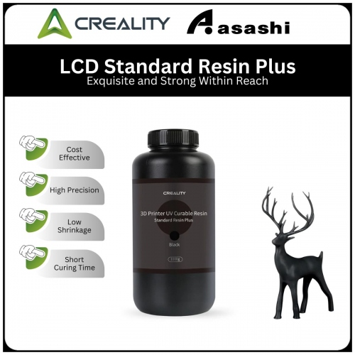 CREALITY LCD Standard Resin Plus,black,1KG Resin