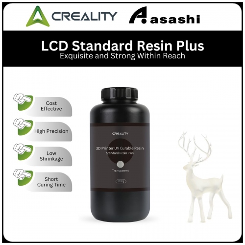 CREALITY LCD Standard Resin Plus,transparent,1KG Resin