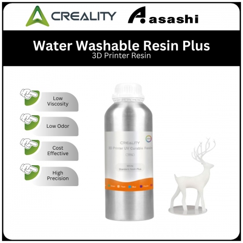 CREALITY LCD Water Washable Resin Plus 1kg,white Resin