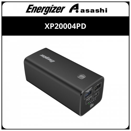 Energizer XP20004PD- Black 20000mah Power Bank (1 yrs Limited Hardware Warrranty)