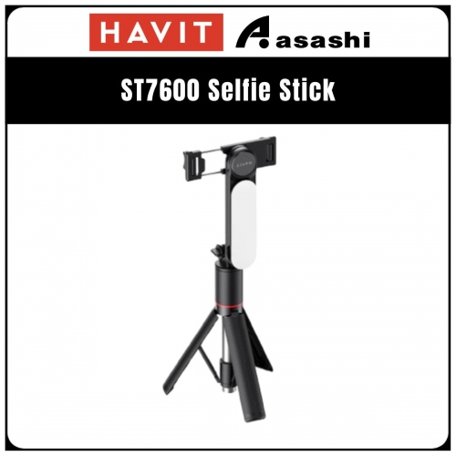 HAVIT ST7600 Selfie Stick 1.1M with LED Light (1Y)