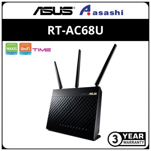 Asus RT-AC68U Dual Band Wireless AC1900 Gigabit Router