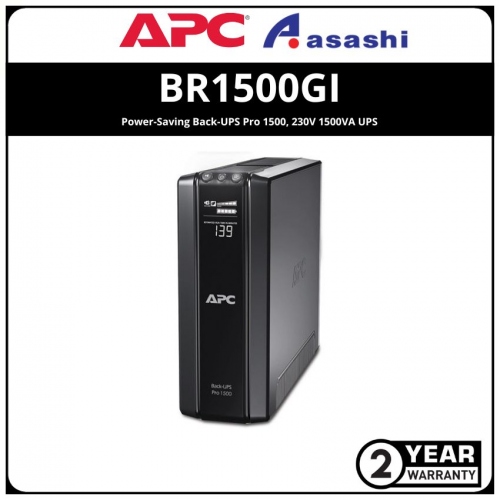APC BR1500GI Power-Saving Back-UPS Pro 1500, 230V 1500VA UPS