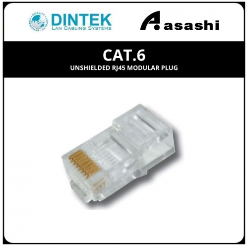 Dintek Cat.6 Unshielded RJ45 Modular Plug