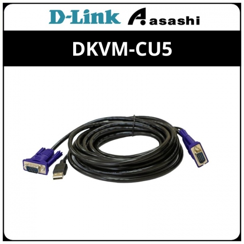 D-Link DKVM-CU5 10ft All-in-one kvm cable