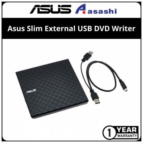 Asus External Slim USB DVD Writer (SDRW-08D2S-U/Lite)
